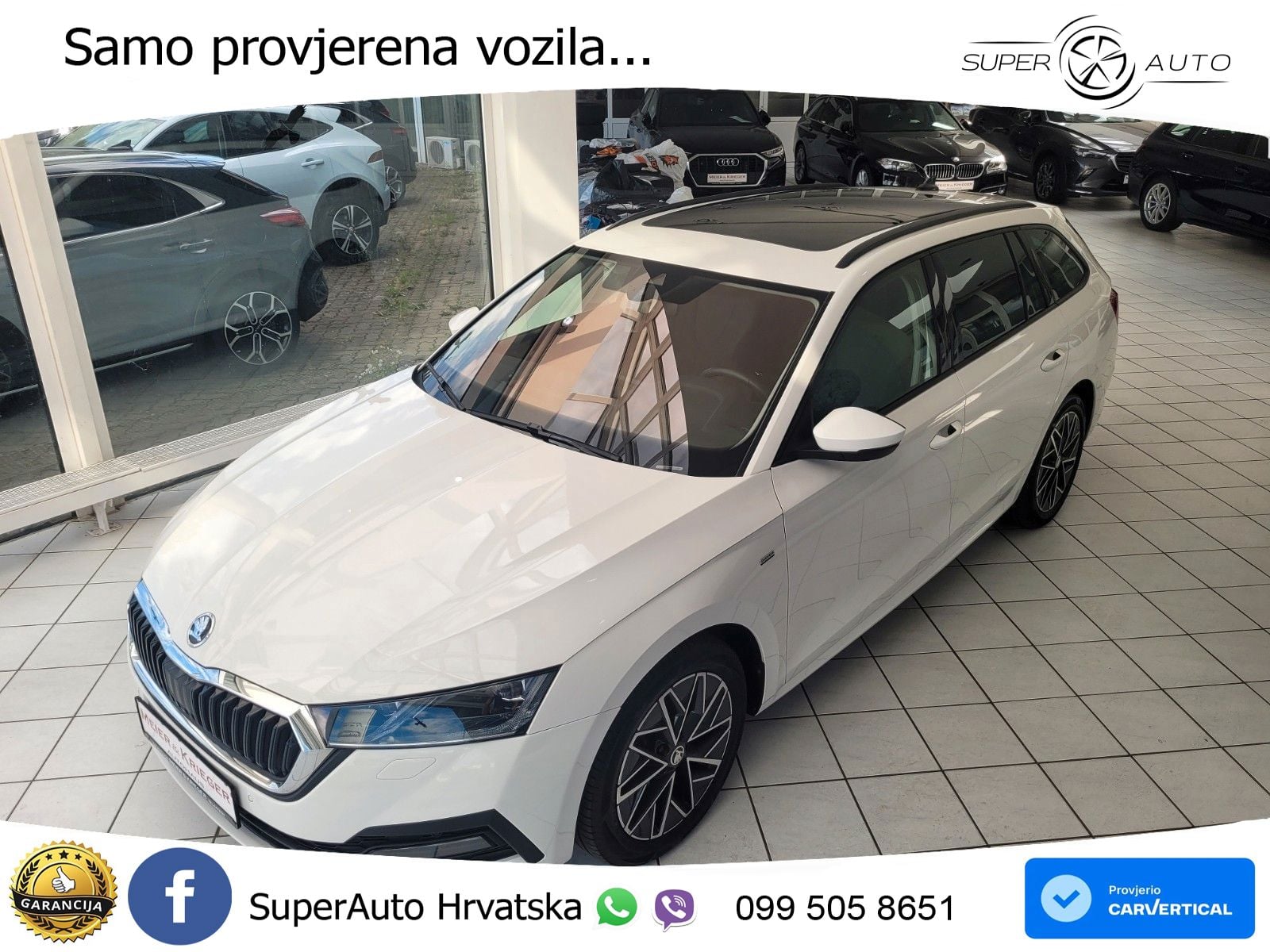 Škoda Octavia Combi 2.0 TDI (150 KS) DSG LED+GR SJED+ACC