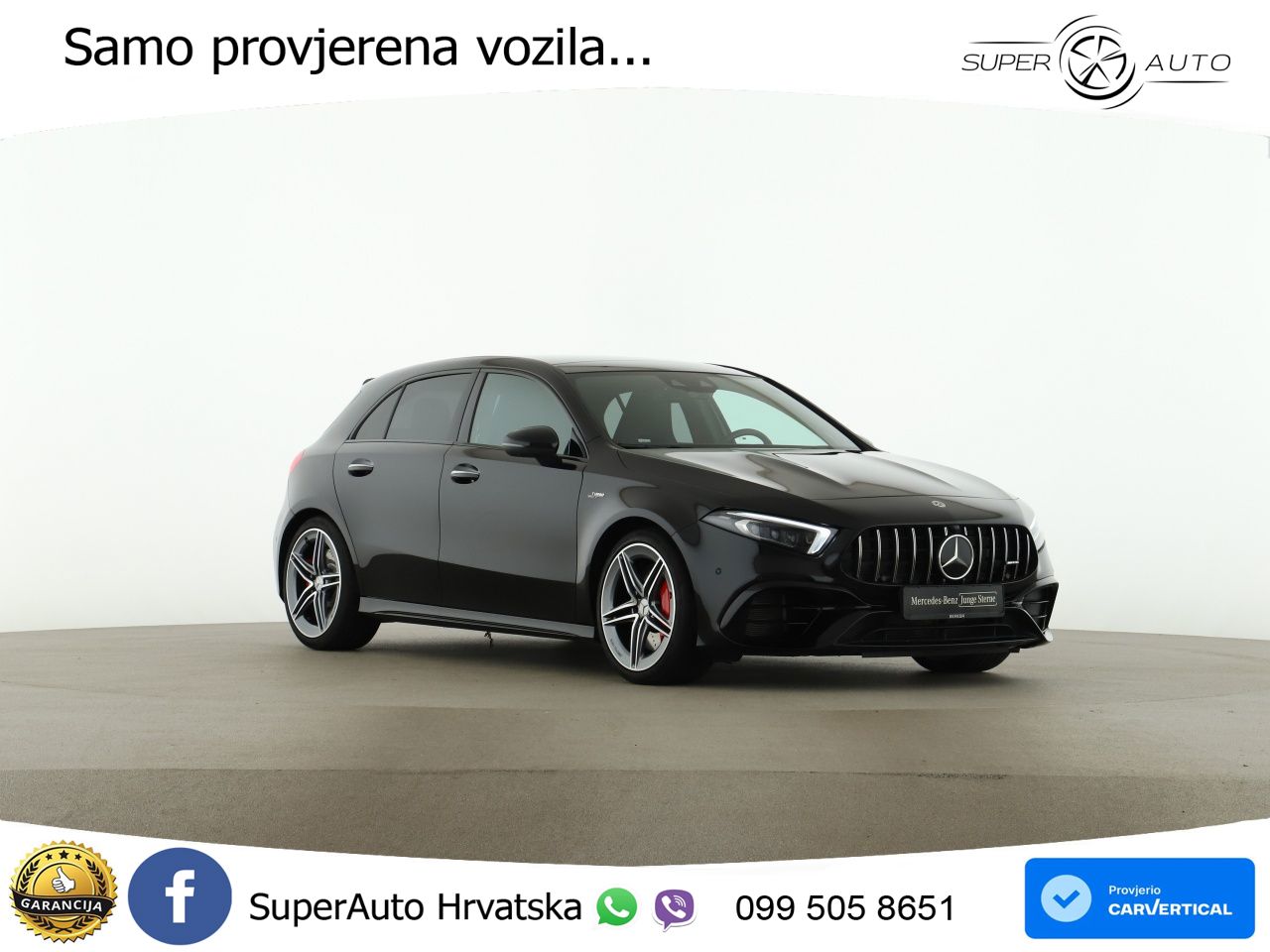Mercedes-Benz AMG A 45 S 4MATIC+ AMG SPEEDSHIFT DCT 8G ACC+HEAD+GR SJED+360+PANO
