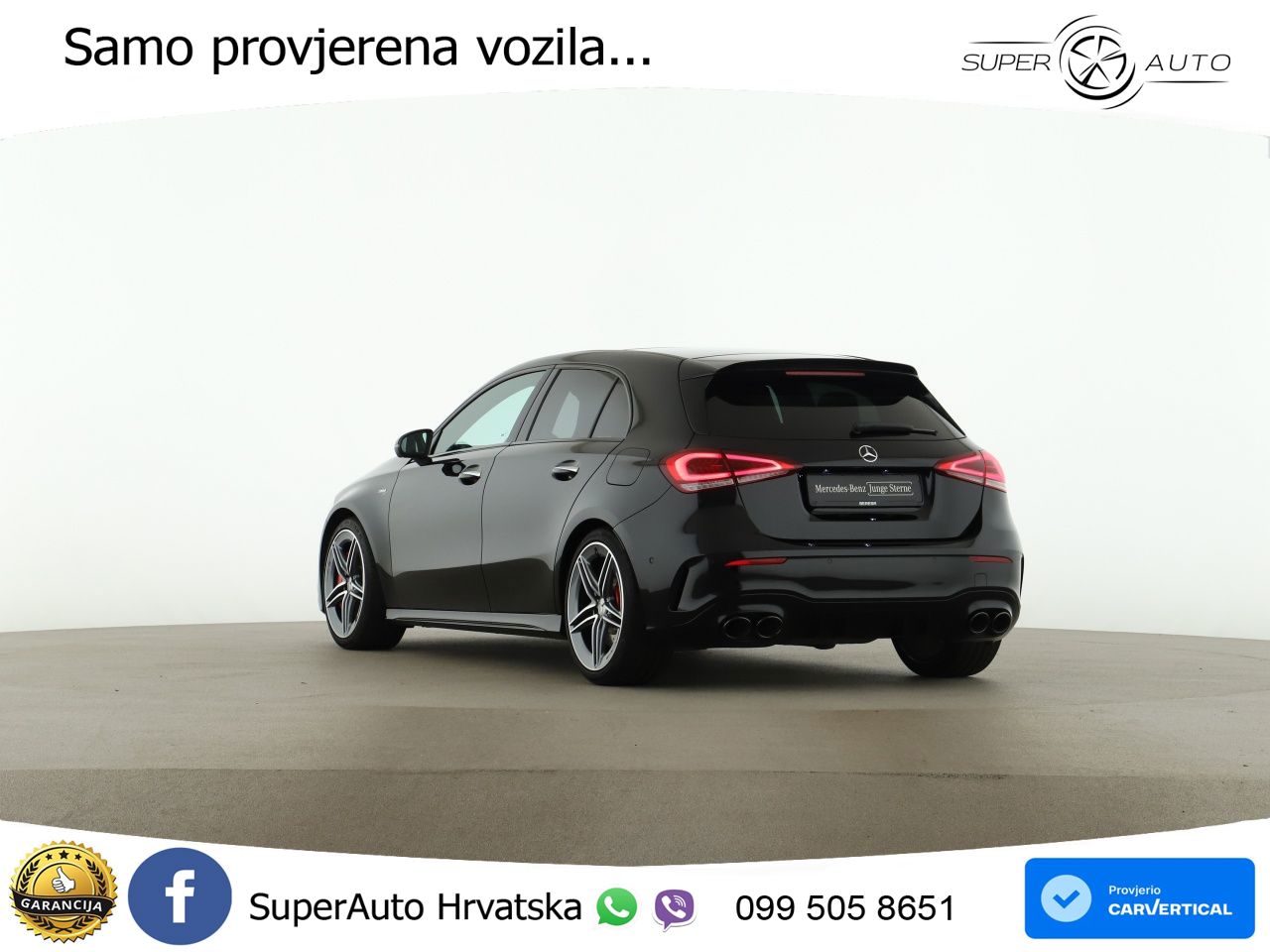 Mercedes-Benz AMG A 45 S 4MATIC+ AMG SPEEDSHIFT DCT 8G ACC+HEAD+GR SJED+360+PANO