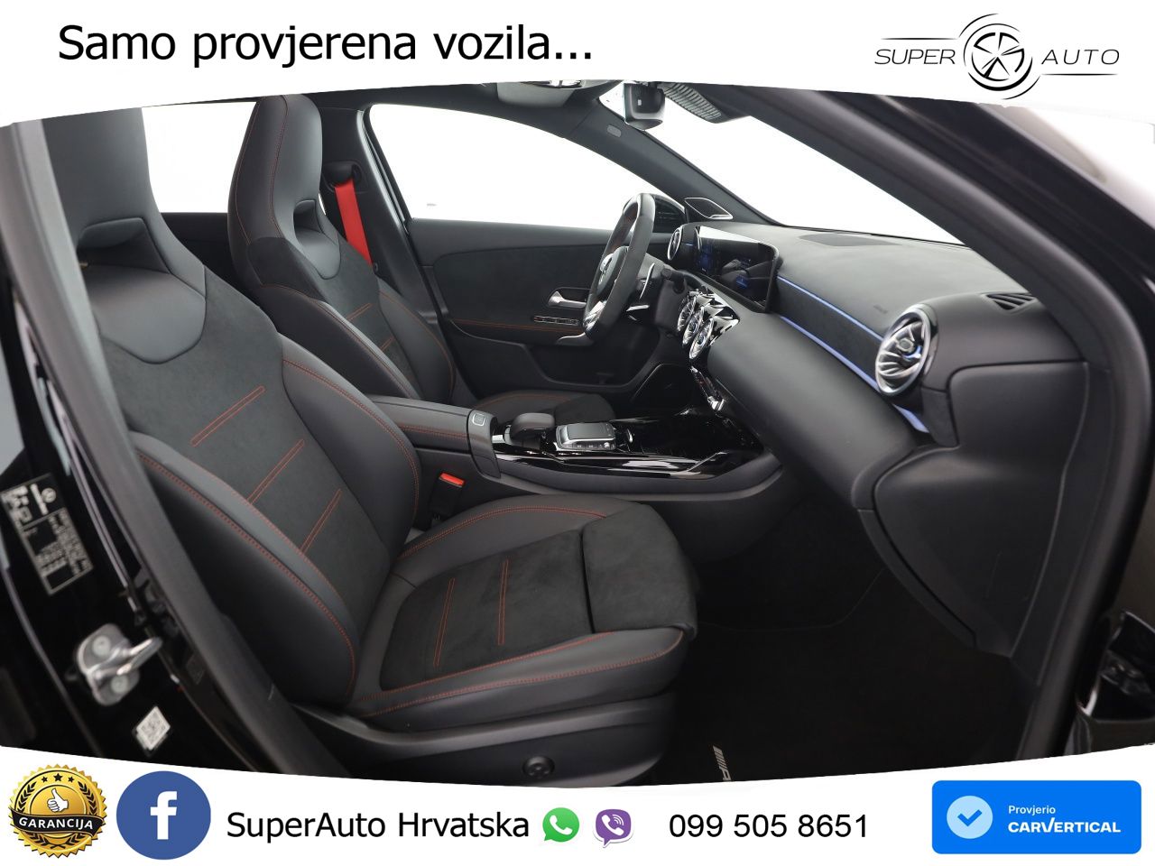 Mercedes-Benz AMG A 45 S 4MATIC+ AMG SPEEDSHIFT DCT 8G ACC+HEAD+GR SJED+360+PANO