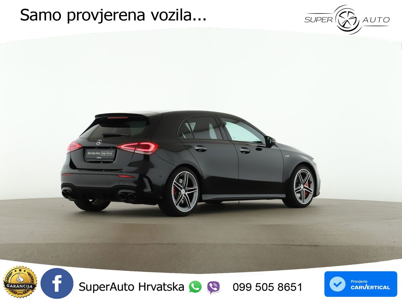Mercedes-Benz AMG A 45 S 4MATIC+ AMG SPEEDSHIFT DCT 8G ACC+HEAD+GR SJED+360+PANO