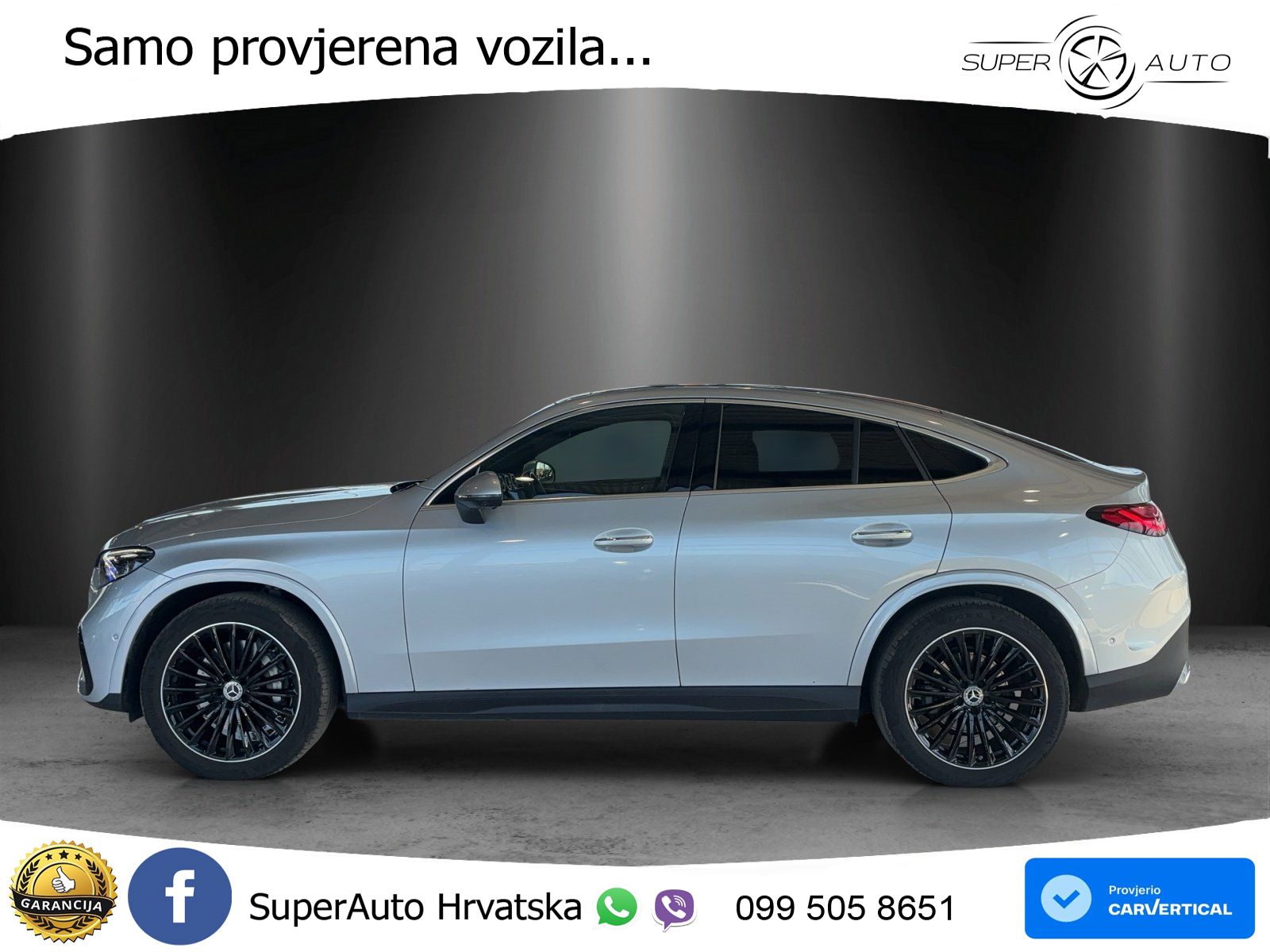 Mercedes GLC Coupe 300d (269 KS) 4MATIC 9G-TRONIC AMG ZRAČNI+ACC+GR SJED+360+PANO