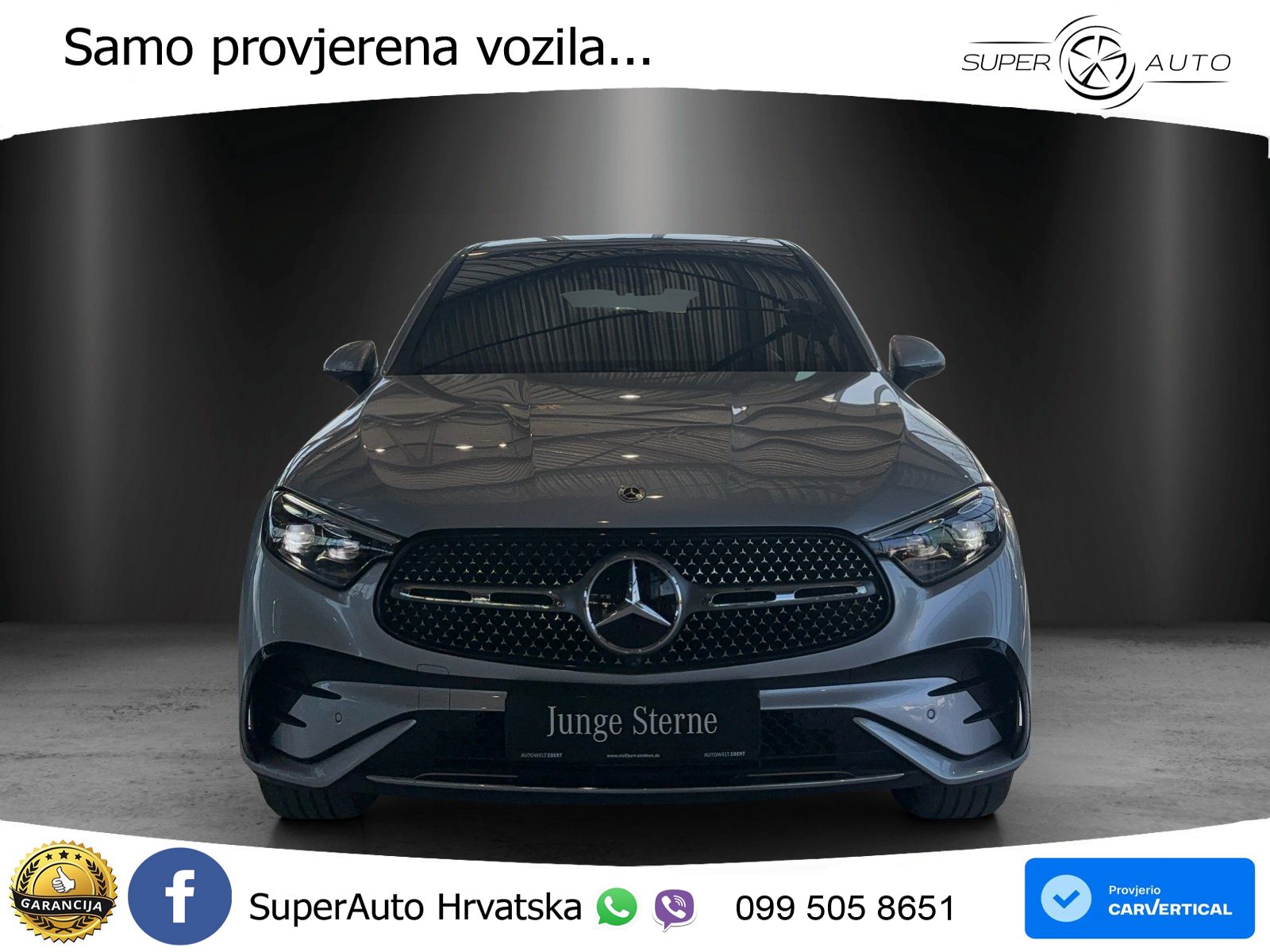 Mercedes GLC Coupe 300d (269 KS) 4MATIC 9G-TRONIC AMG ZRAČNI+ACC+GR SJED+360+PANO