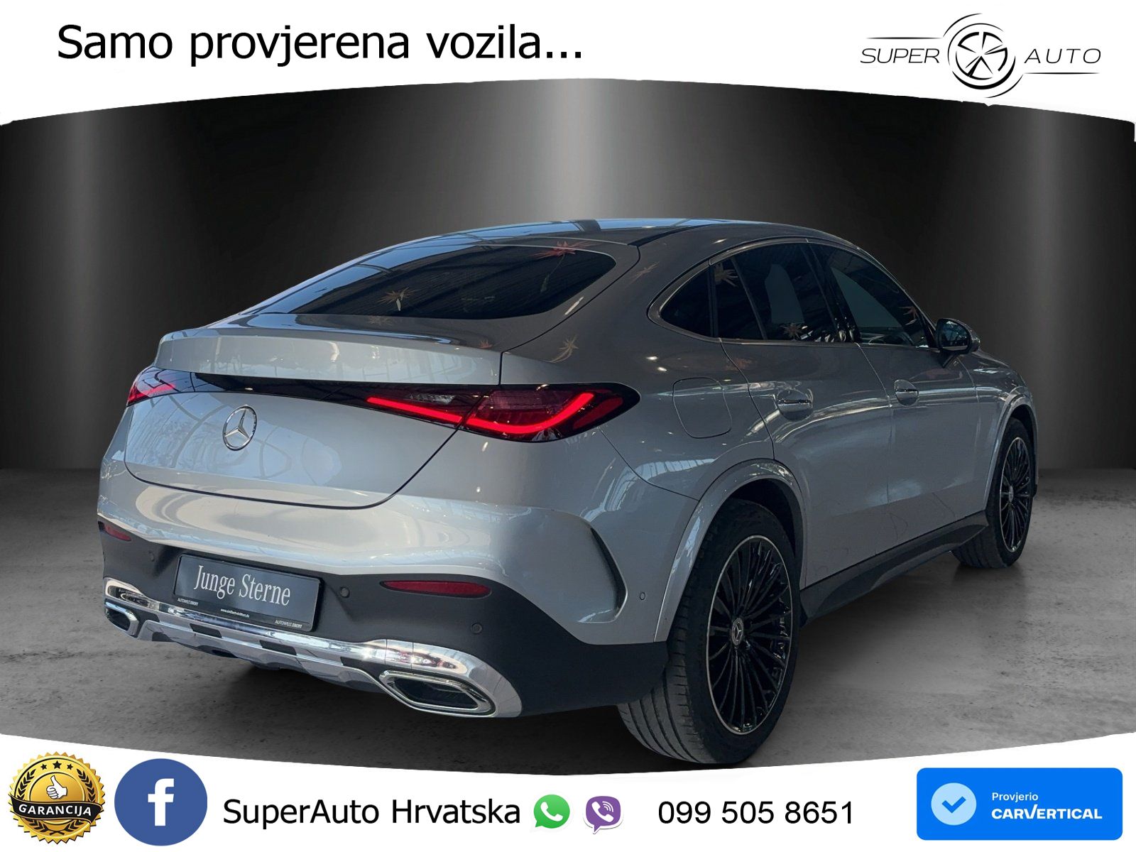 Mercedes GLC Coupe 300d (269 KS) 4MATIC 9G-TRONIC AMG ZRAČNI+ACC+GR SJED+360+PANO