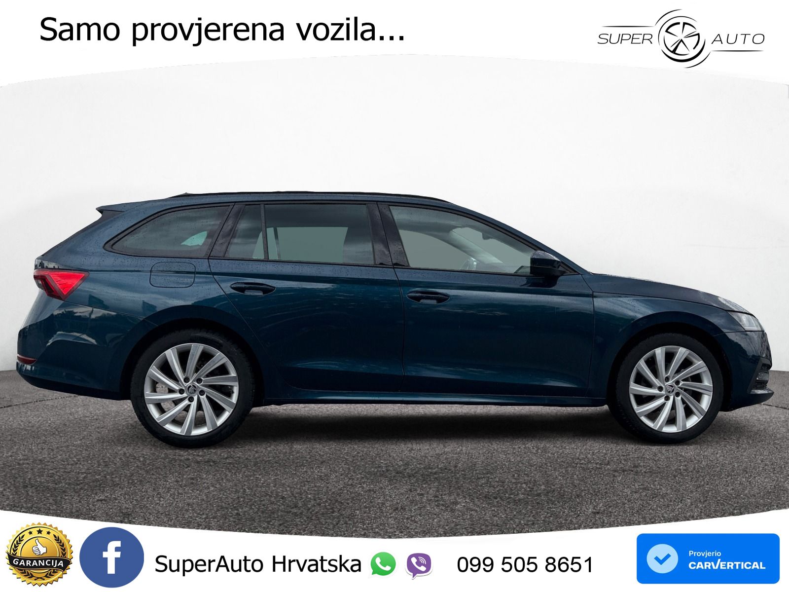 Škoda Octavia Combi 1.5 TSI (150 KS) DSG LED+GR SJED+ACC