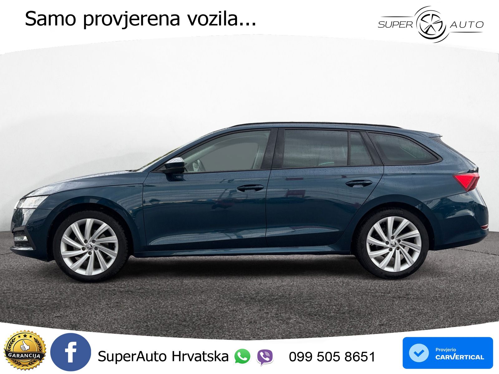 Škoda Octavia Combi 1.5 TSI (150 KS) DSG LED+GR SJED+ACC