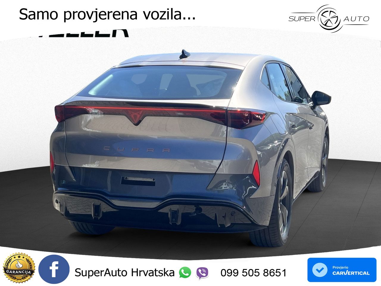 Cupra Tavascan 82 kWh (286 KS) LED+GR SJED+ACC