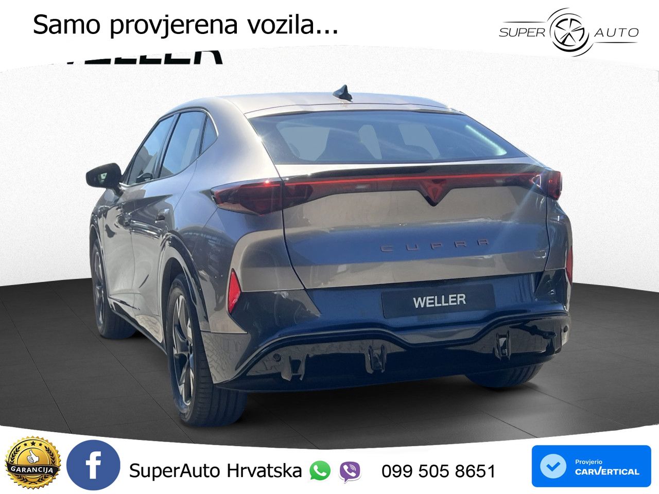 Cupra Tavascan 82 kWh (286 KS) LED+GR SJED+ACC