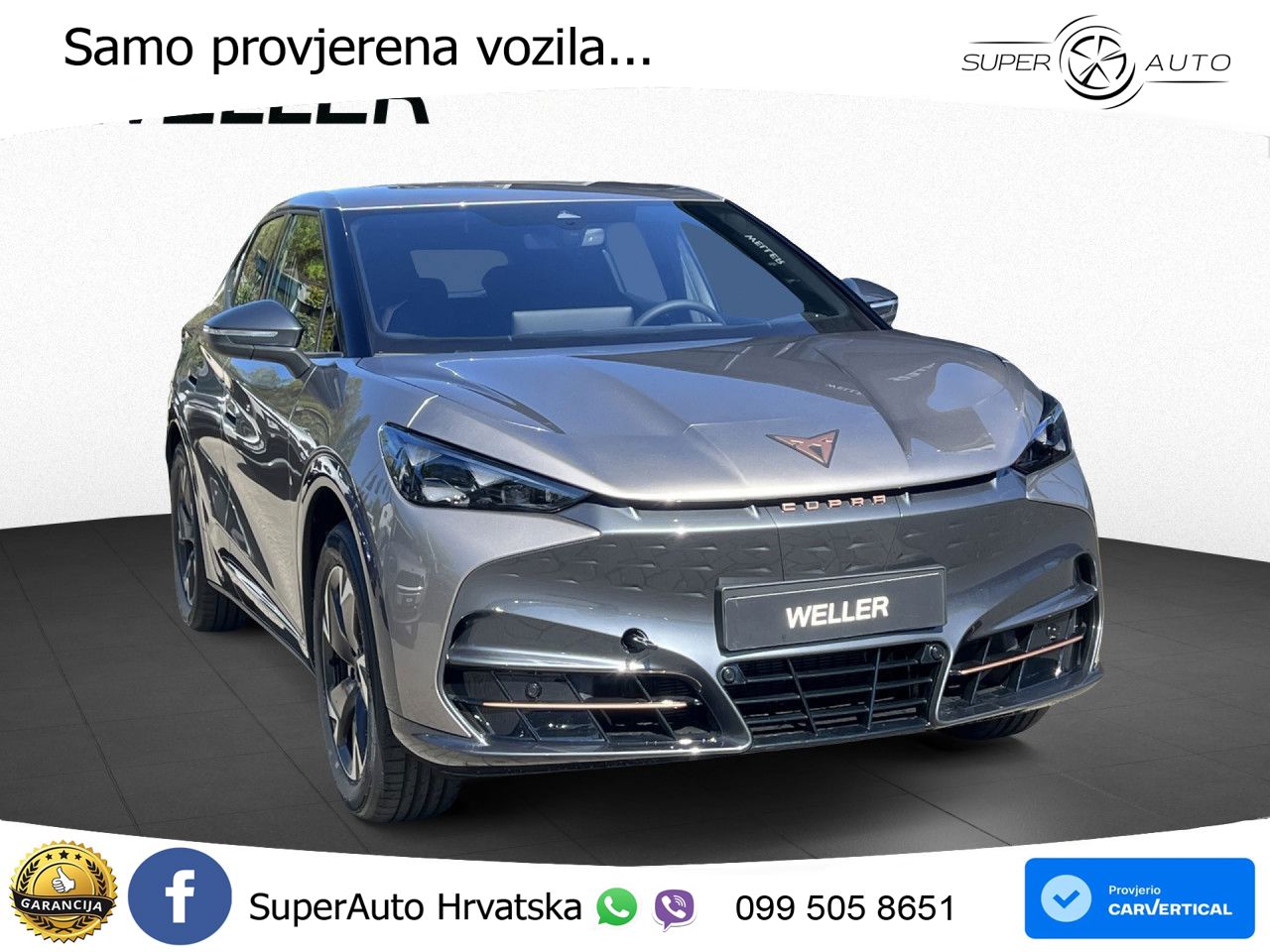 Cupra Tavascan 82 kWh (286 KS) LED+GR SJED+ACC