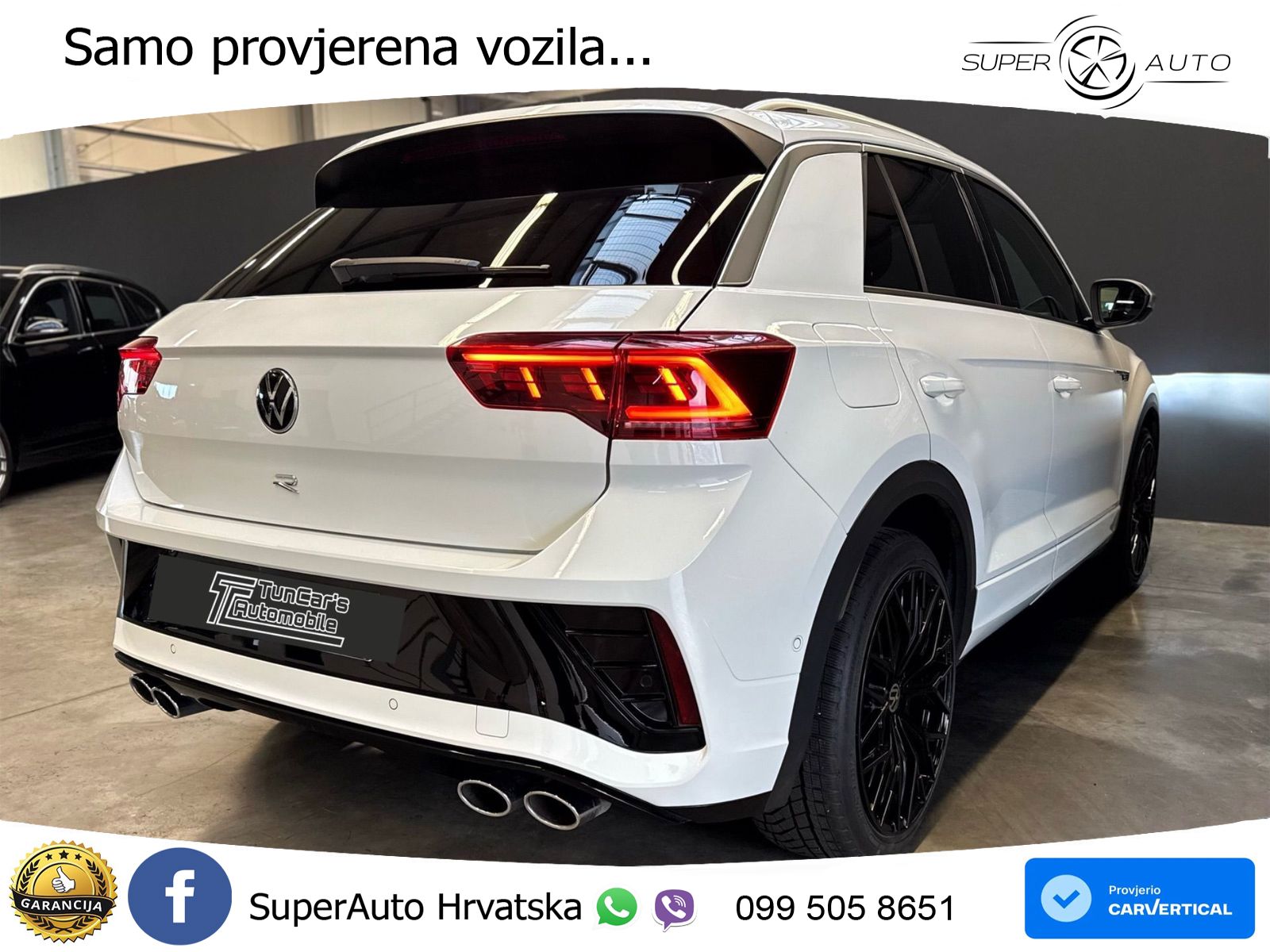 Volkswagen T-Roc R 2.0 TSI (300 KS) OPF 4M DSG MATRIX+GR SJED+KAM