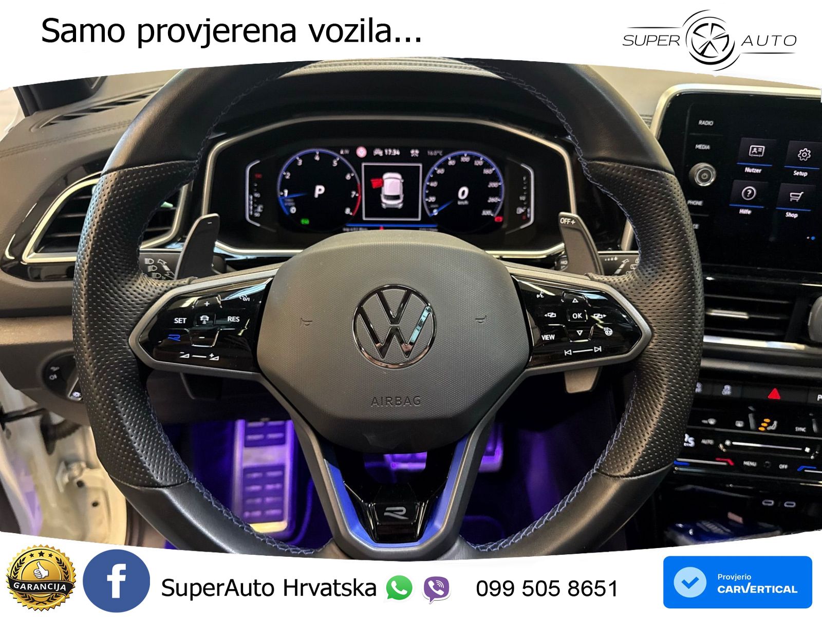 Volkswagen T-Roc R 2.0 TSI (300 KS) OPF 4M DSG MATRIX+GR SJED+KAM