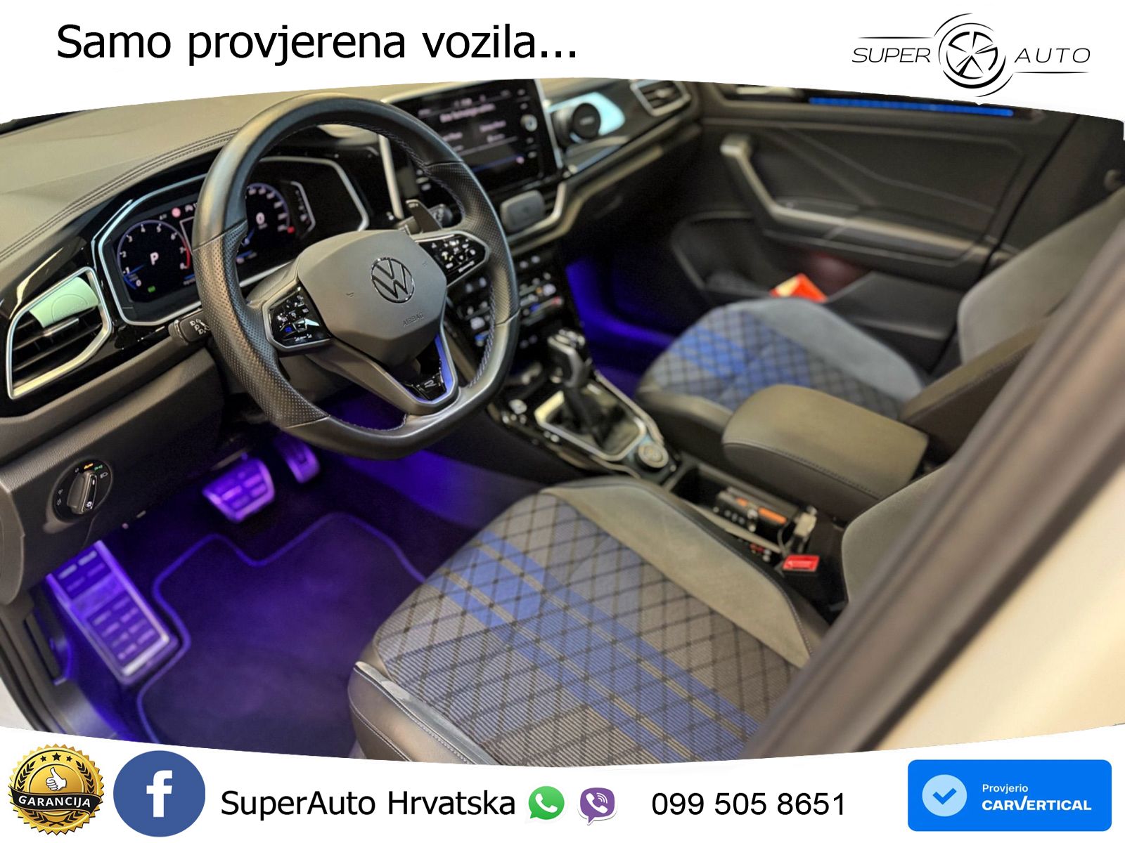 Volkswagen T-Roc R 2.0 TSI (300 KS) OPF 4M DSG MATRIX+GR SJED+KAM