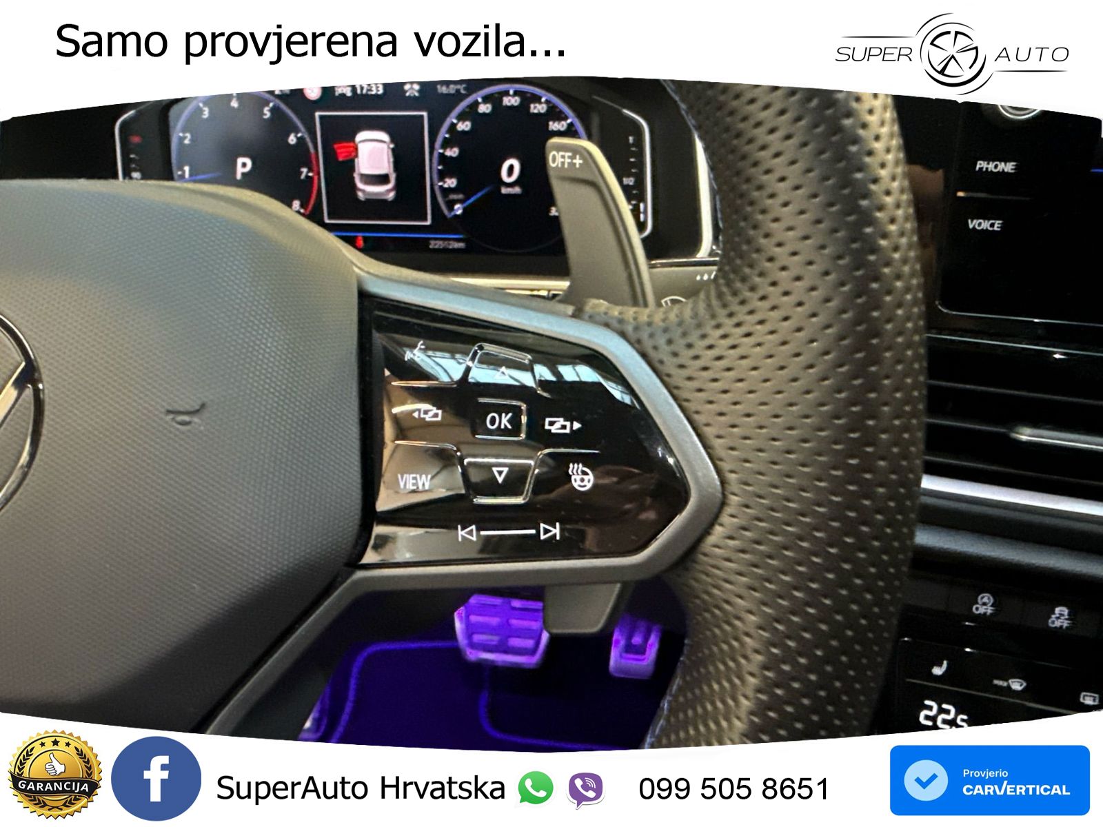 Volkswagen T-Roc R 2.0 TSI (300 KS) OPF 4M DSG MATRIX+GR SJED+KAM