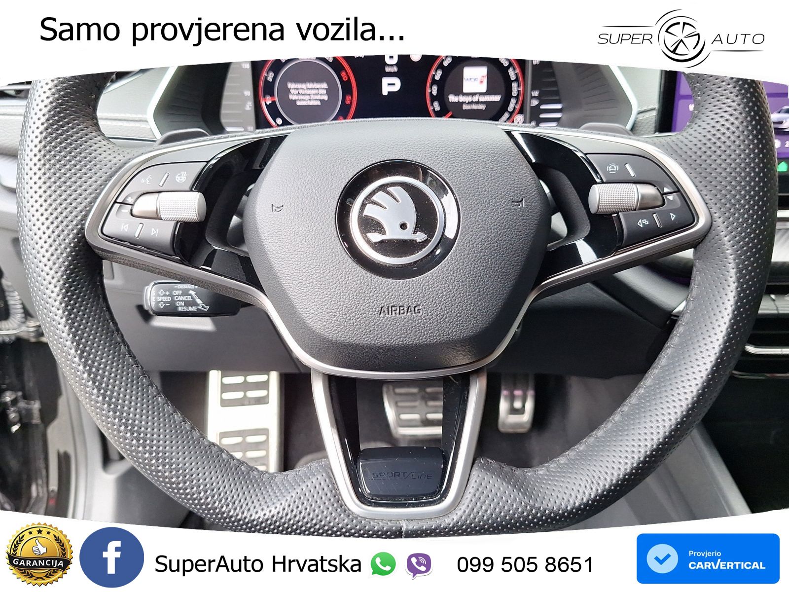 Škoda Octavia Combi 2.0 TDI (150 KS) DSG SportLine MATRIX+GR SJED+KAM