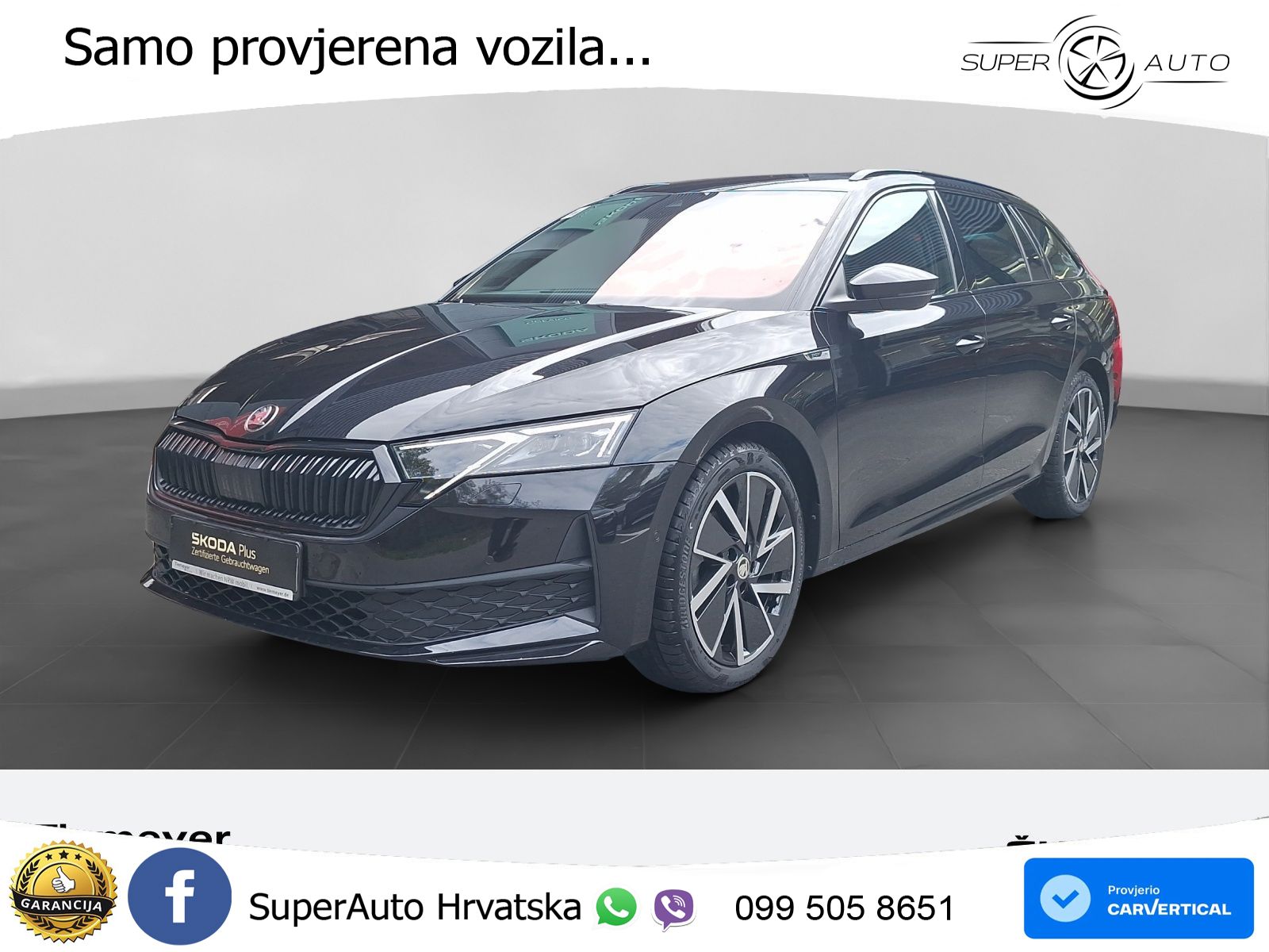 Škoda Octavia Combi 2.0 TDI (150 KS) DSG SportLine MATRIX+GR SJED+KAM