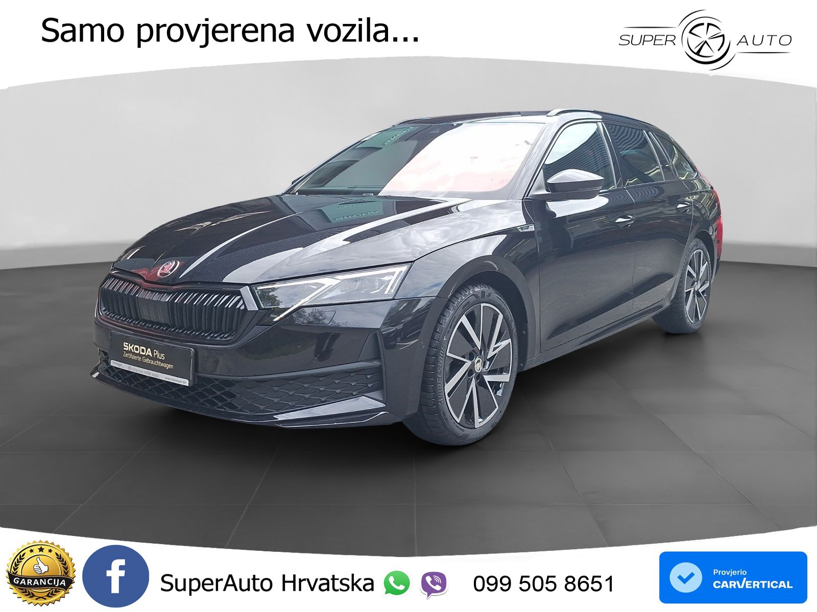 Škoda Octavia Combi 2.0 TDI (150 KS) DSG SportLine MATRIX+GR SJED+KAM