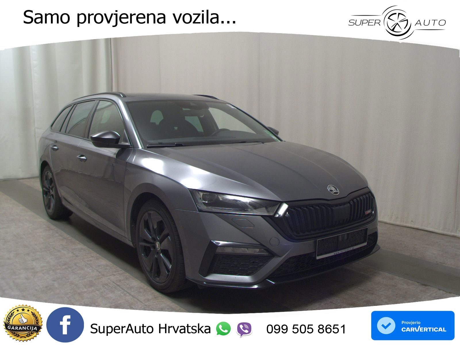 Škoda Octavia Combi RS 2.0 TDI (200 KS) DSG
