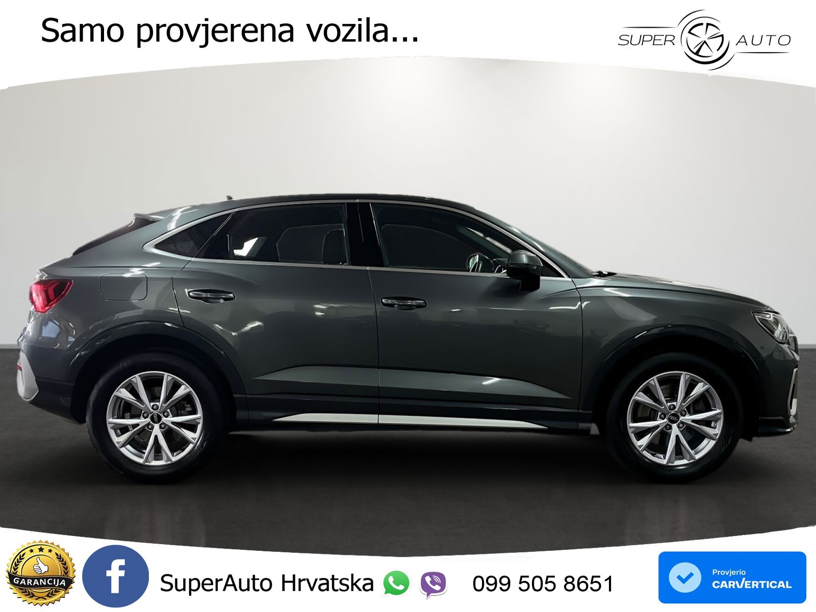 Audi Q3 II Sportback 45 TFSI (245 KS) quattro S tronic S line LED+GR SJED+ACC