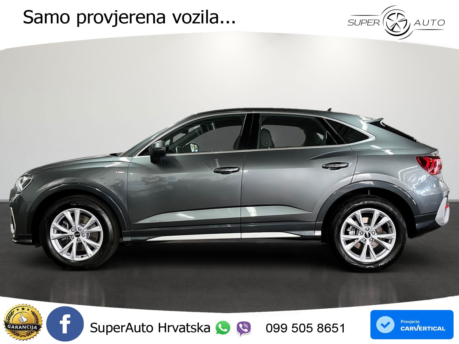 Audi Q3 II Sportback 45 TFSI (245 KS) quattro S tronic S line LED+GR SJED+ACC