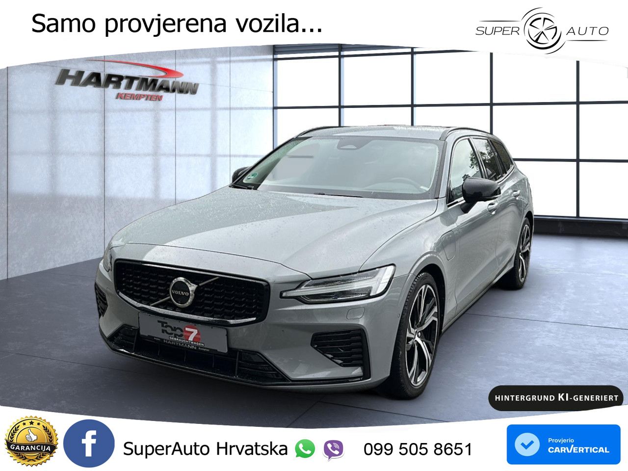 Volvo V60 2.0 T8 AWD Geartronic LED+GR SJED+ACC