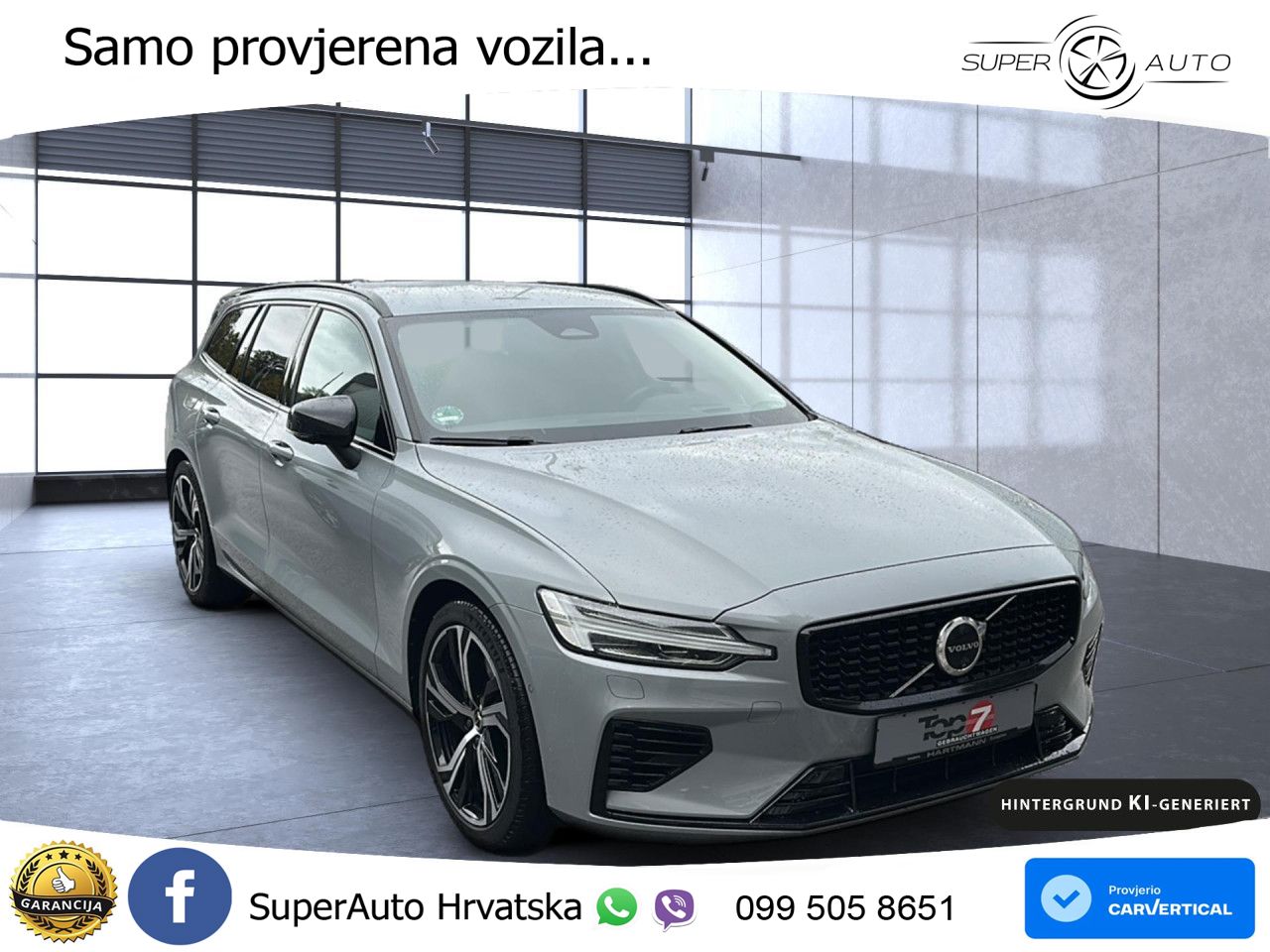 Volvo V60 2.0 T8 AWD Geartronic LED+GR SJED+ACC