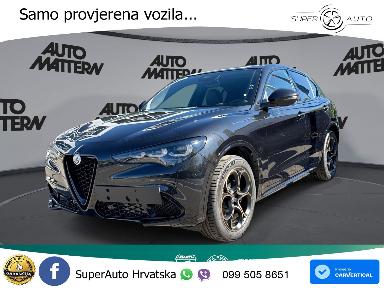 Alfa Romeo Stelvio 2.2 MultiJet II (210 KS) Q4 Automatic LED+GR SJED+ACC