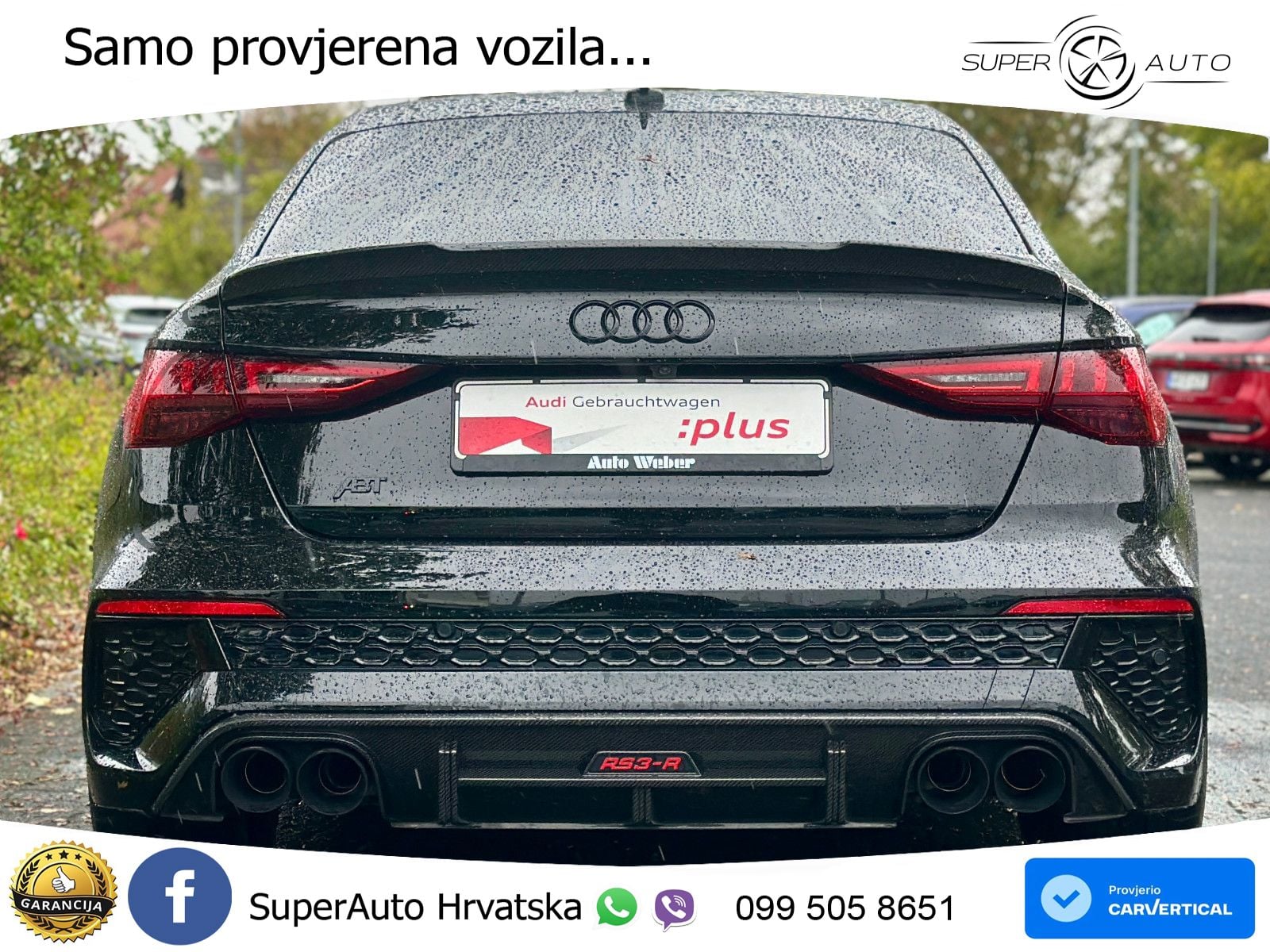 Audi RS3 Sedan 2.5 TFSI (400 KS) quattro S tronic ABT MATRIX+GR SJED+KAM