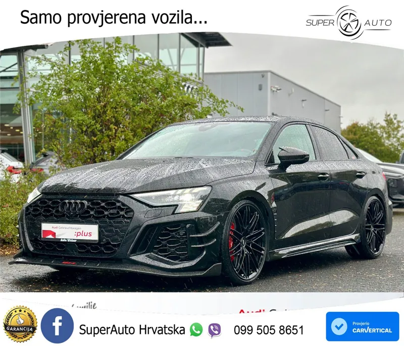 Audi RS3 Sedan 2.5 TFSI (400 KS) quattro S tronic ABT MATRIX+GR SJED+KAM