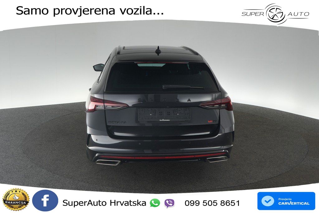 Škoda Octavia Combi RS 2.0 TDI (200 KS) 4x4 DSG MATRIX+GR SJED+KAM
