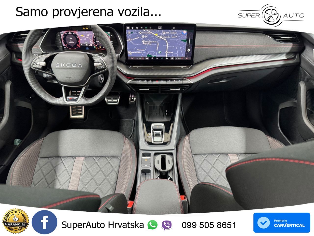 Škoda Octavia Combi RS 2.0 TSI (265 KS) DSG LED+GR SJED+ACC