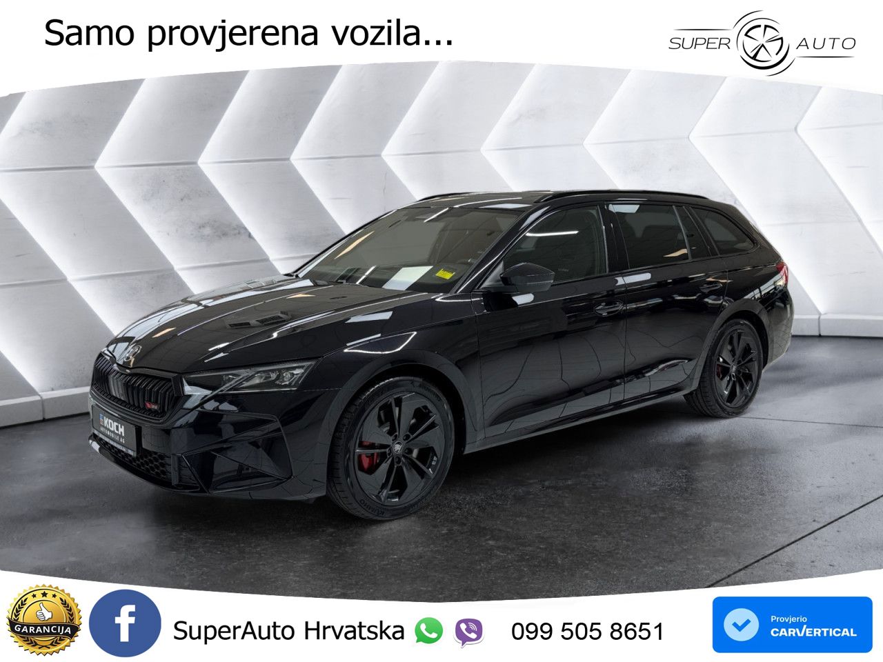 Škoda Octavia Combi RS 2.0 TSI (265 KS) DSG LED+GR SJED+ACC