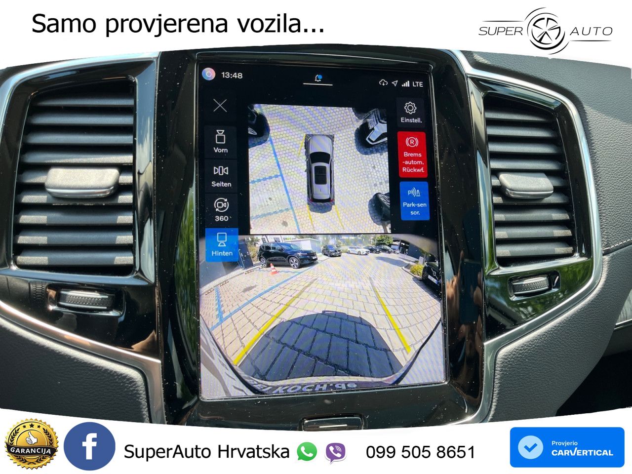 Volvo XC90 2.0 B5 Diesel AWD Automatic ACC+GR SJED+360+PANO
