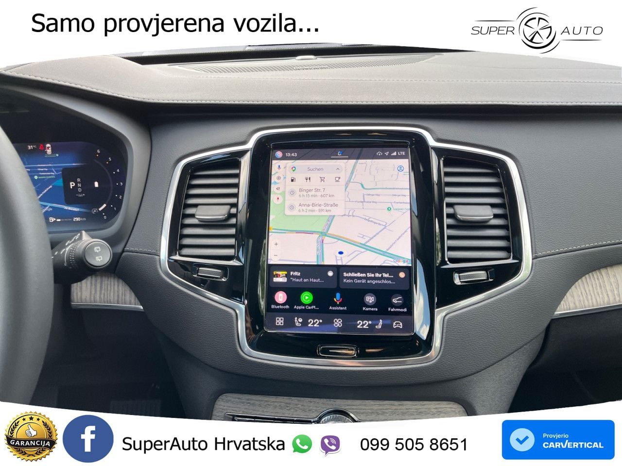 Volvo XC90 2.0 B5 Diesel AWD Automatic ACC+GR SJED+360+PANO