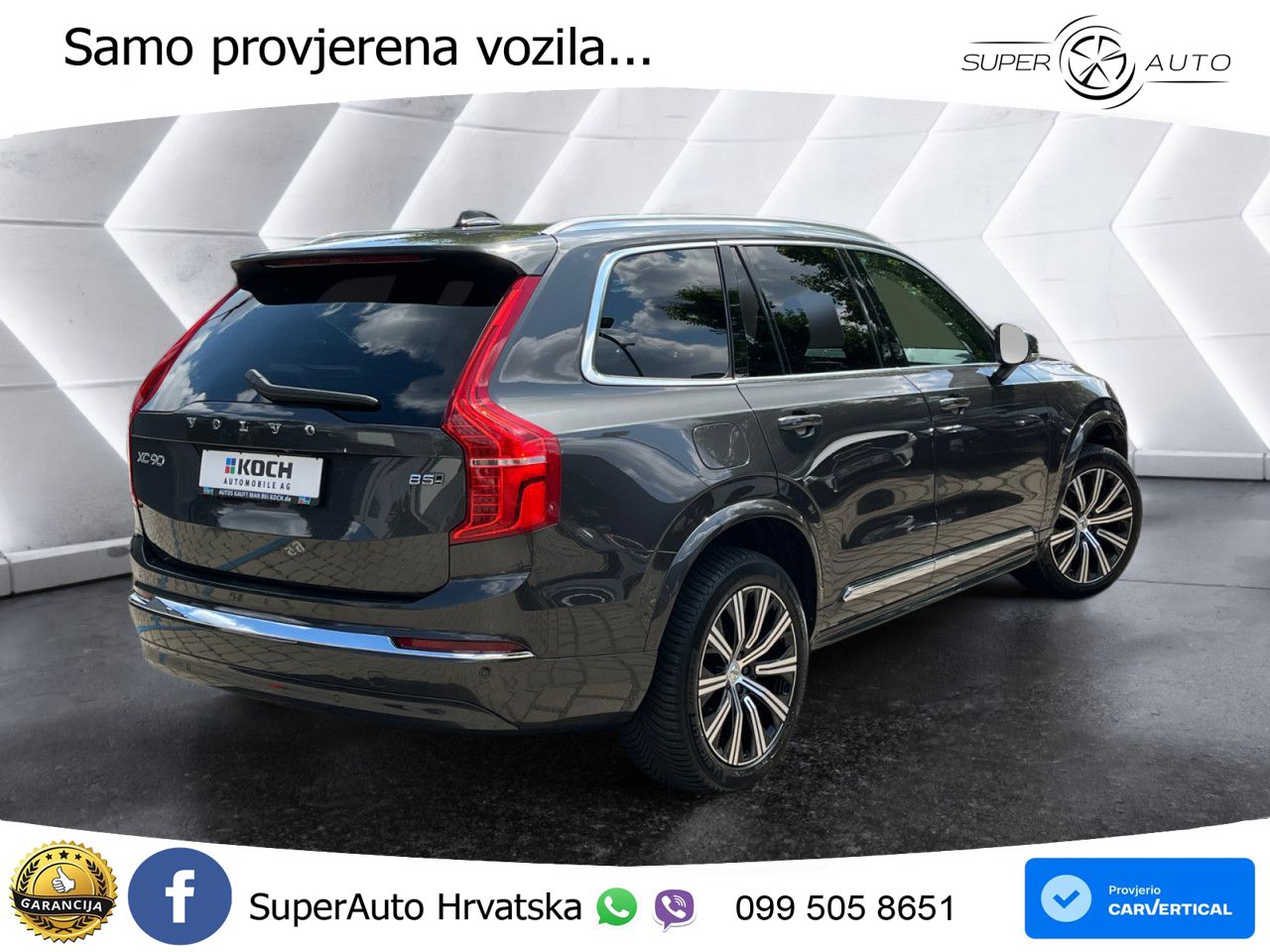 Volvo XC90 2.0 B5 Diesel AWD Automatic ACC+GR SJED+360+PANO