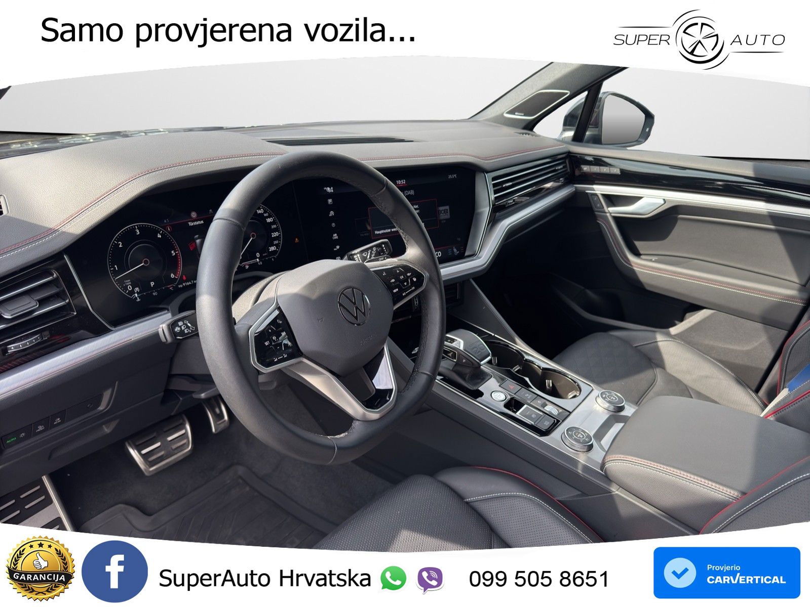 Volkswagen Touareg 3.0 V6 TDI (286 KS) 4MOTION Tiptronic ZRAČNI+ACC+GR SJED+KAM+PANO