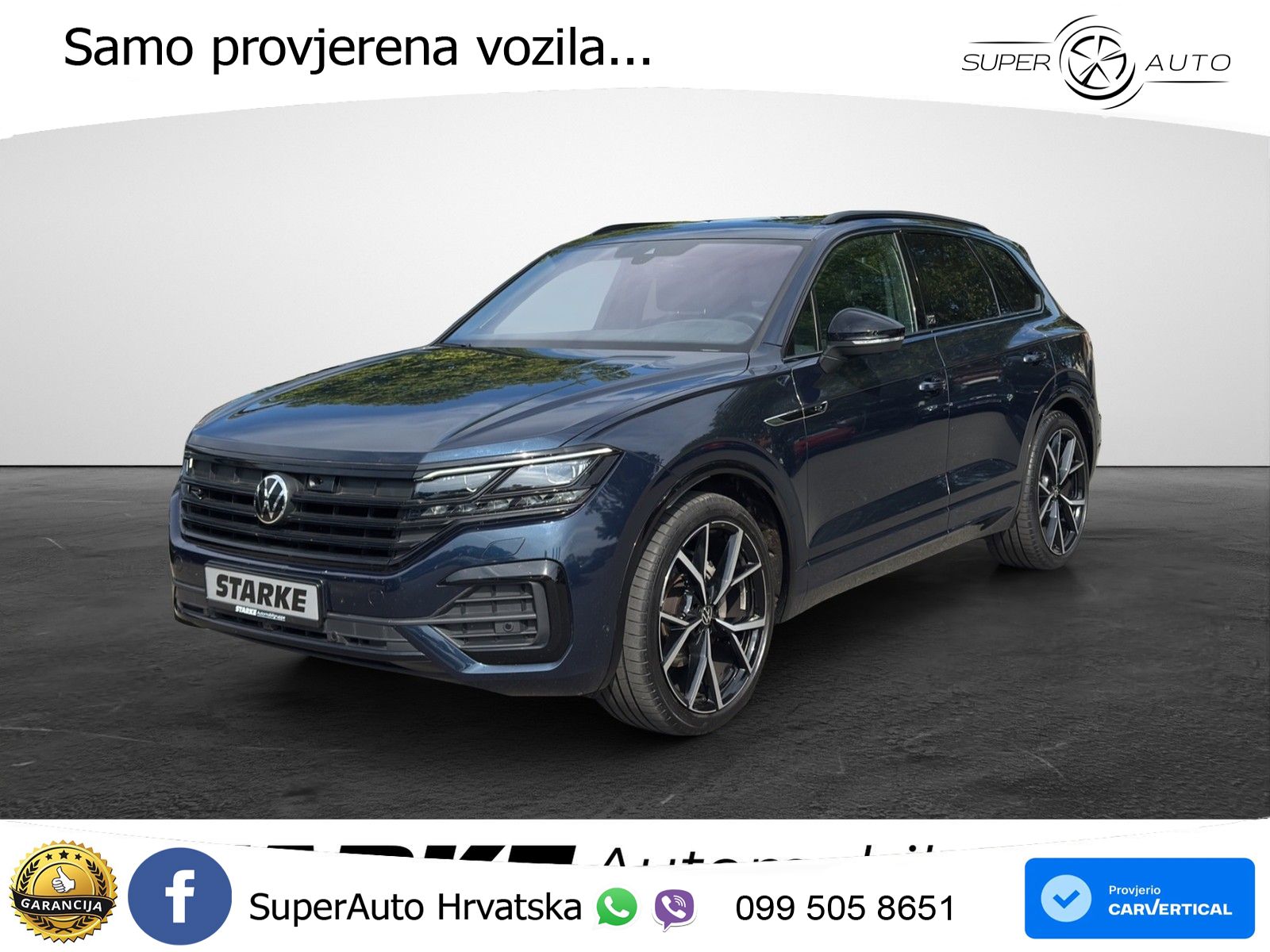 Volkswagen Touareg 3.0 V6 TDI (286 KS) 4MOTION Tiptronic ZRAČNI+ACC+GR SJED+KAM+PANO