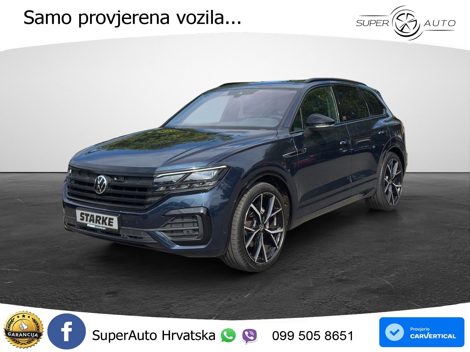 Volkswagen Touareg 3.0 V6 TDI (286 KS) 4MOTION Tiptronic ZRAČNI+ACC+GR SJED+KAM+PANO