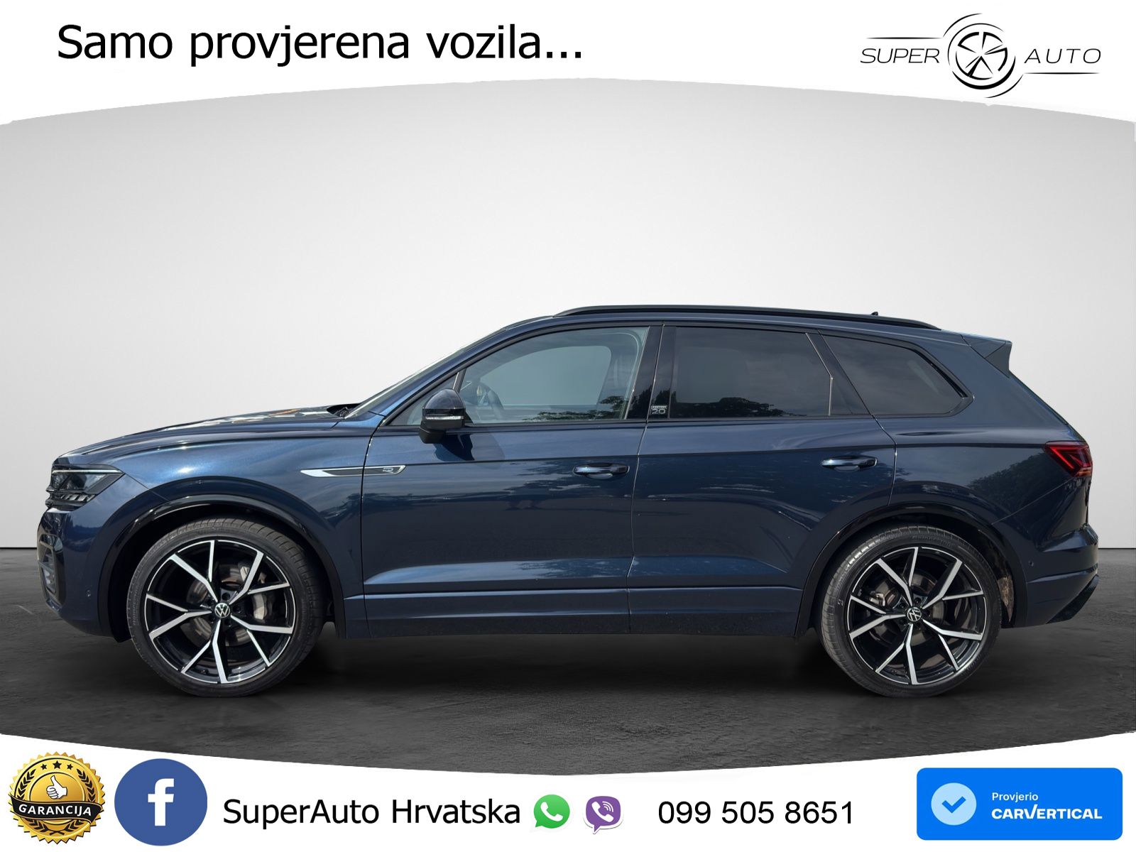 Volkswagen Touareg 3.0 V6 TDI (286 KS) 4MOTION Tiptronic ZRAČNI+ACC+GR SJED+KAM+PANO