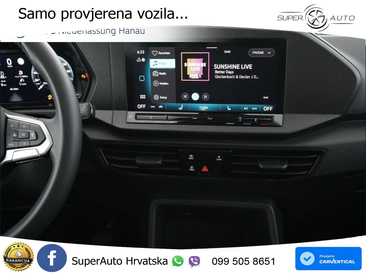 Volkswagen Caddy Basis-Modell Kamera Sitzheizung Klima ZV 102 KS