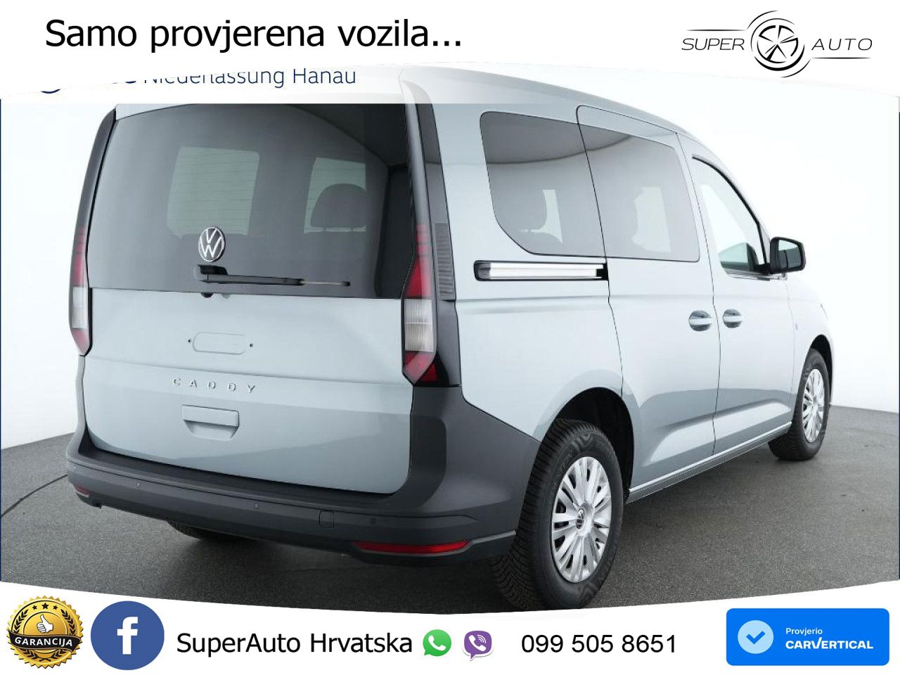 Volkswagen Caddy Basis-Modell Kamera Sitzheizung Klima ZV 102 KS