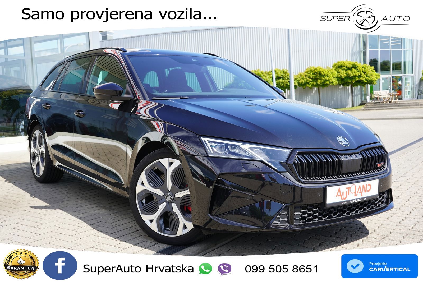 Škoda Octavia Combi RS 2.0 TSI (265 KS) DSG LED+GR SJED+ACC