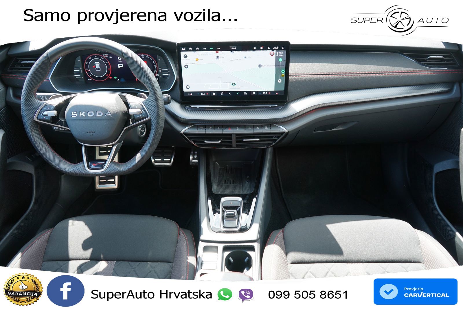 Škoda Octavia Combi RS 2.0 TSI (265 KS) DSG LED+GR SJED+ACC