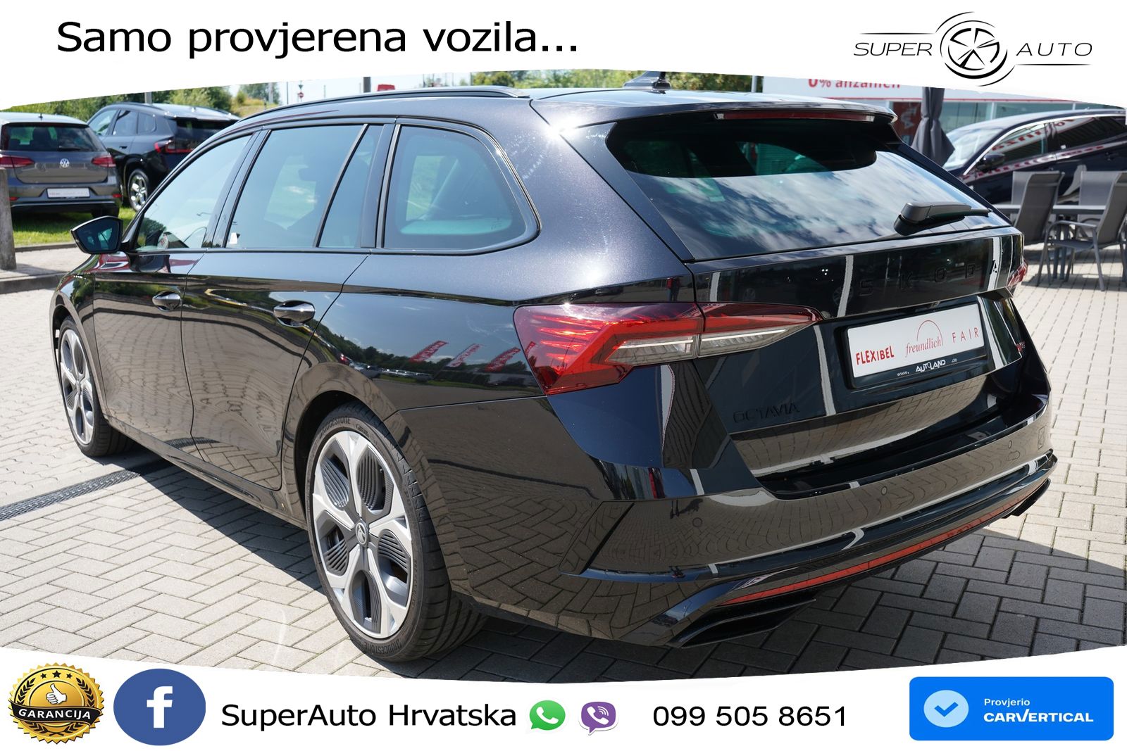 Škoda Octavia Combi RS 2.0 TSI (265 KS) DSG LED+GR SJED+ACC
