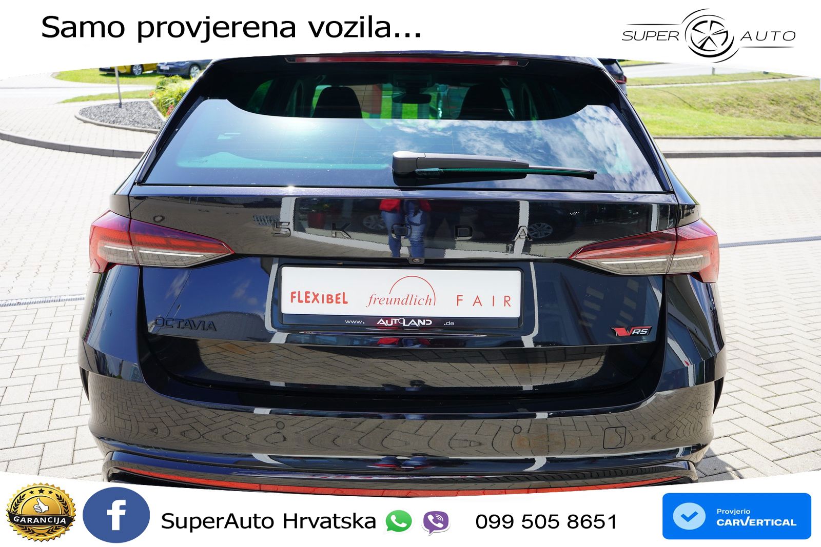 Škoda Octavia Combi RS 2.0 TSI (265 KS) DSG LED+GR SJED+ACC
