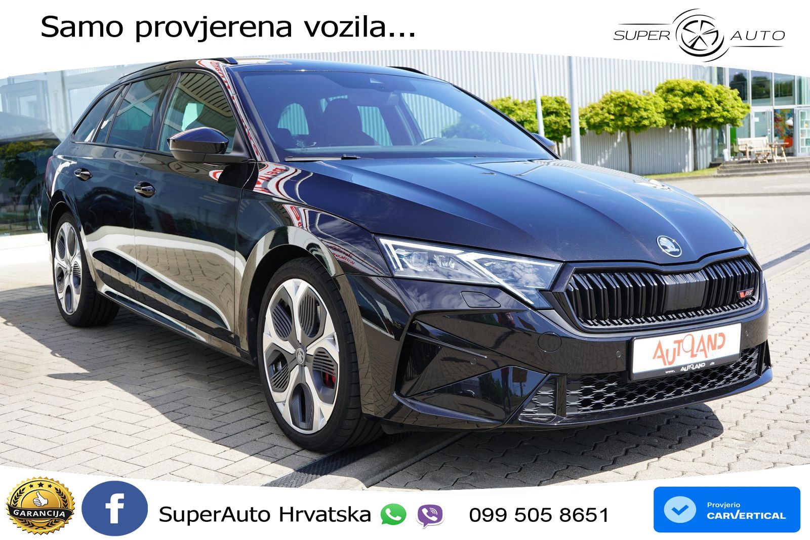 Škoda Octavia Combi RS 2.0 TSI (265 KS) DSG LED+GR SJED+ACC