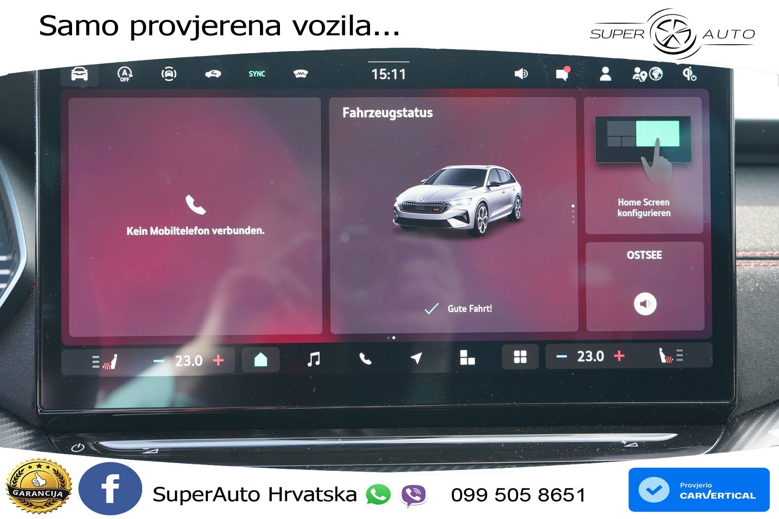 Škoda Octavia Combi RS 2.0 TSI (265 KS) DSG LED+GR SJED+ACC
