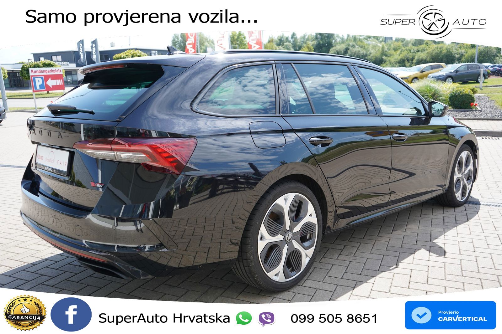 Škoda Octavia Combi RS 2.0 TSI (265 KS) DSG LED+GR SJED+ACC