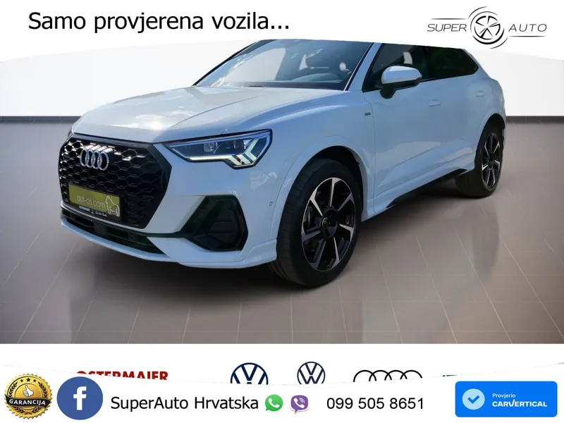 Audi Q3 Sportback 40 TDI (200 KS) quattro S tronic S line LED+GR SJED+ACC