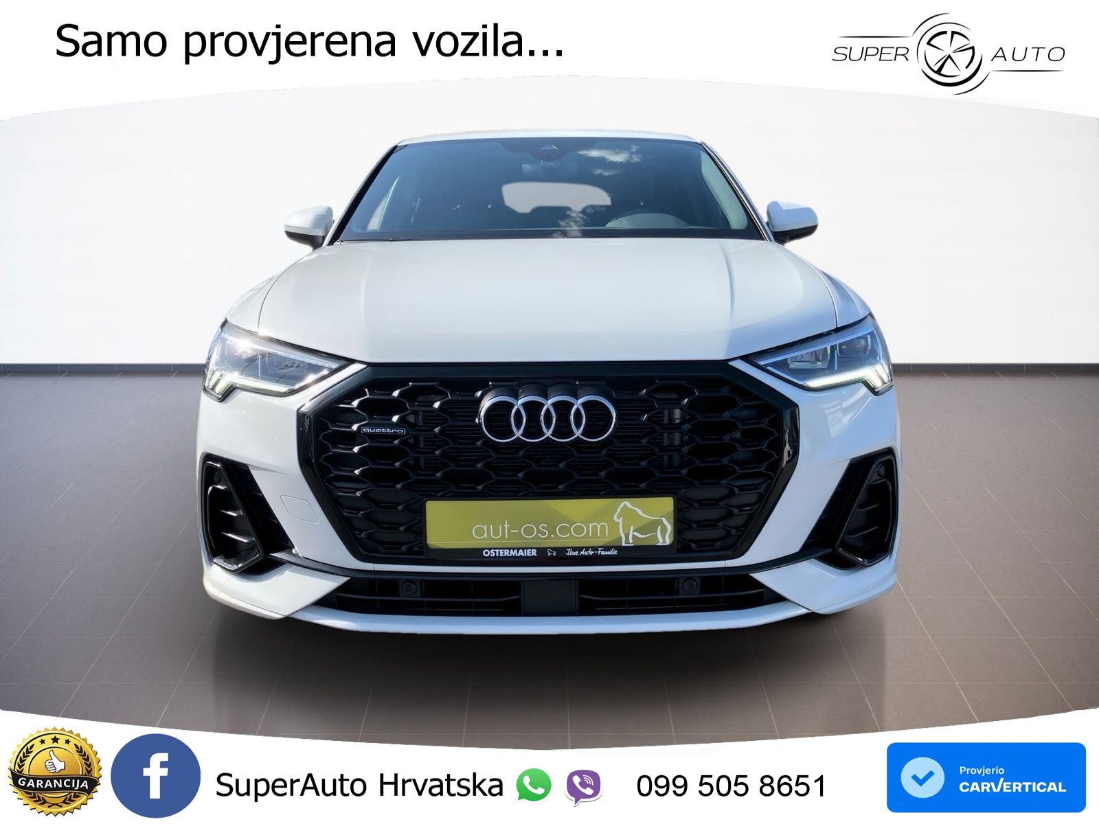 Audi Q3 Sportback 40 TDI (200 KS) quattro S tronic S line LED+GR SJED+ACC