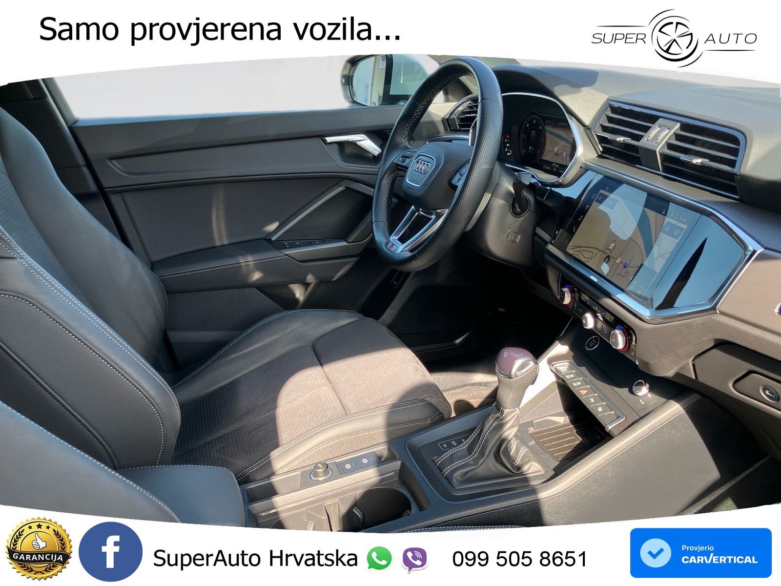 Audi Q3 Sportback 40 TDI (200 KS) quattro S tronic S line LED+GR SJED+ACC